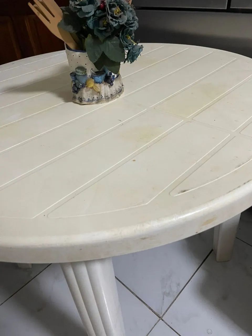 mesa branca de plastico tramotina64341732149378120