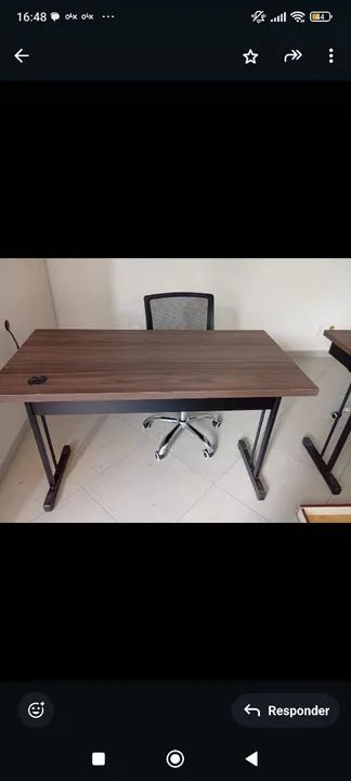 Mesa reta 120x60 com gaveta produtos de ótima qualidade  - Foto 3