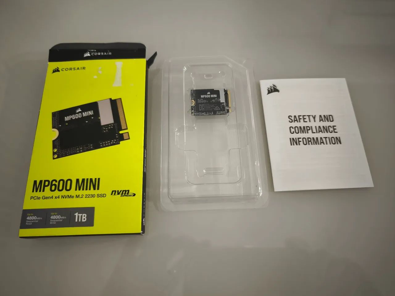SSD Corsair MP600 Mini 1TB M.2 2230 - Novo - Foto 2