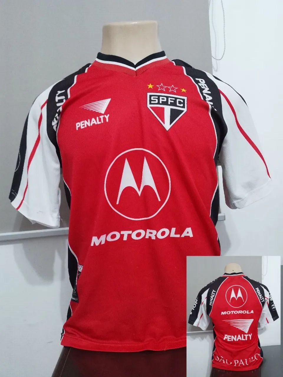 Camisa São Paulo Motorola Penalty 2000.