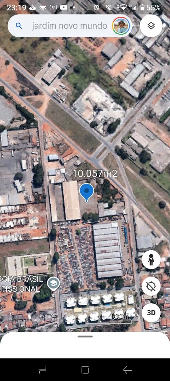 Terreno comercial Jd novo mundo