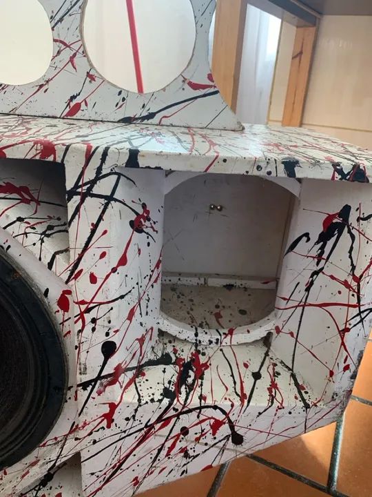 Caixa de som com alto falante  - Foto 5