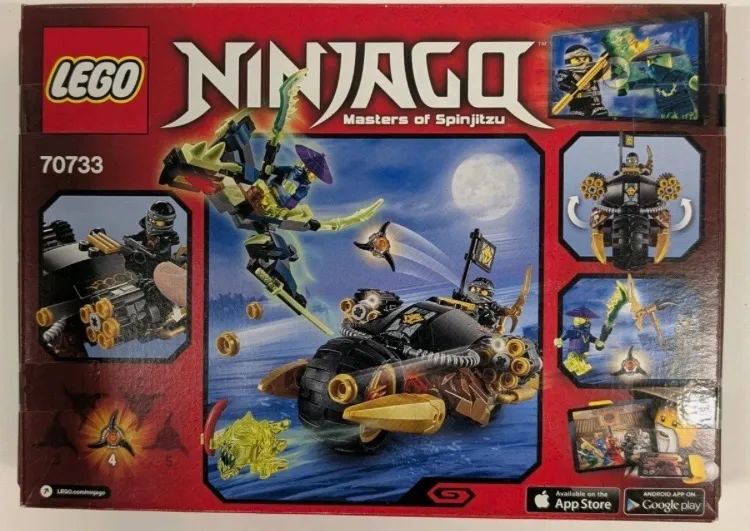 Lego Ninjago 70733 - Masters of Spinjitzu - Blaster Bike - Novo