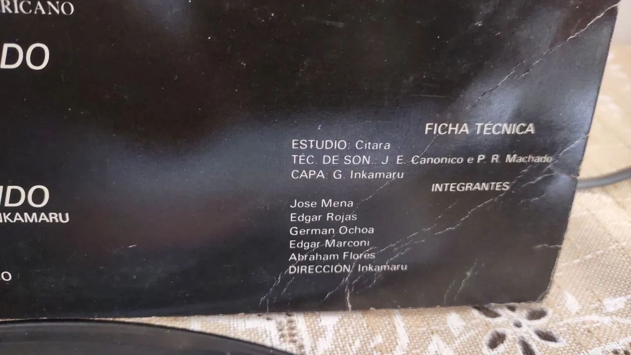LP Disco de Vinil Canto a los pueblos andinos - Foto 6