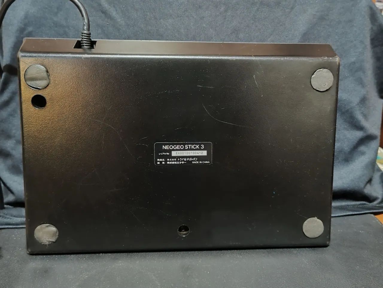 Controle Arcade Playstation 2 modelo NeoGeo + KOF 98 japonês  - Foto 2