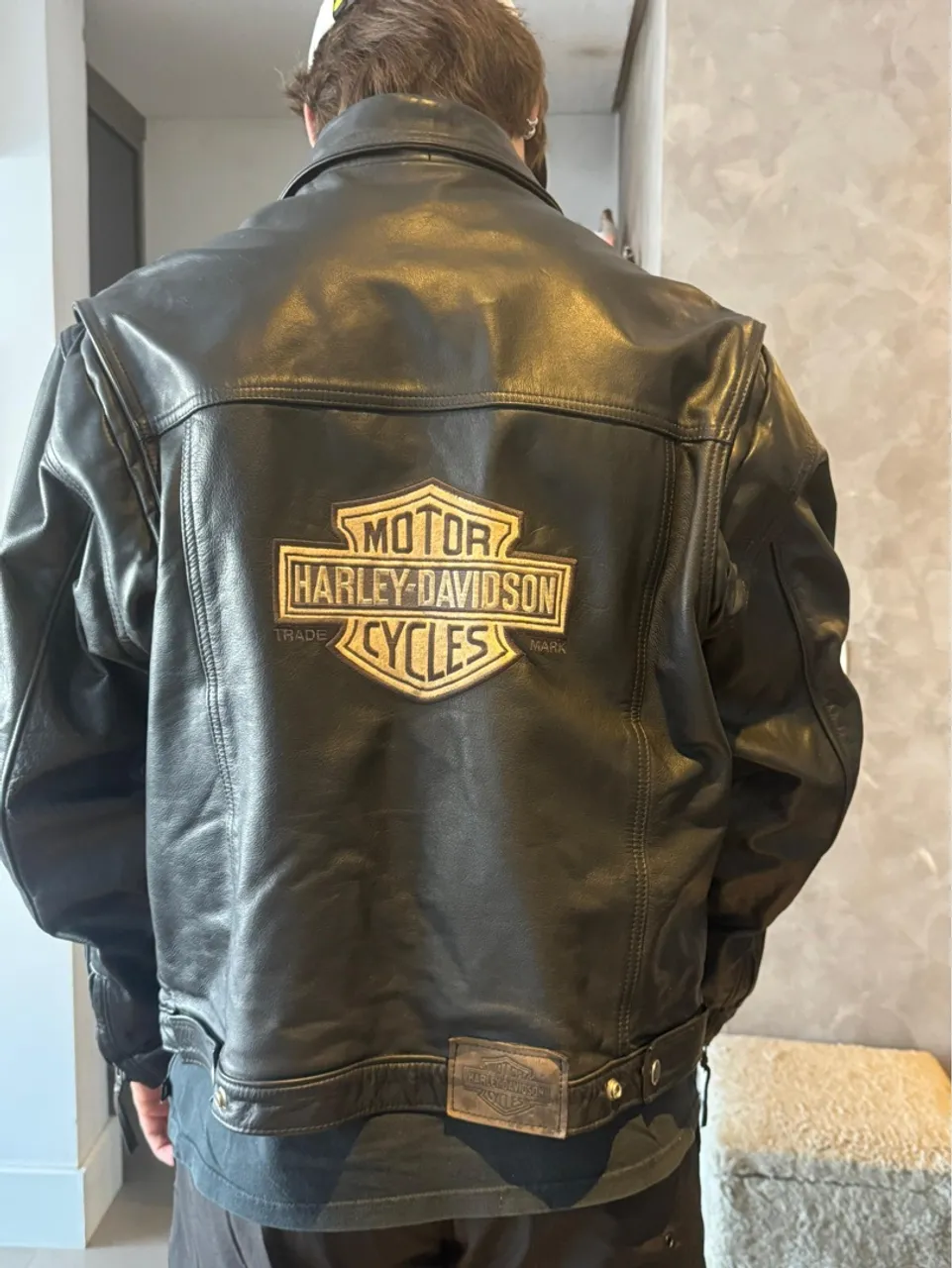 Jaqueta Harley-Davidson couro legítimo USA ano 90/2000 Screamin