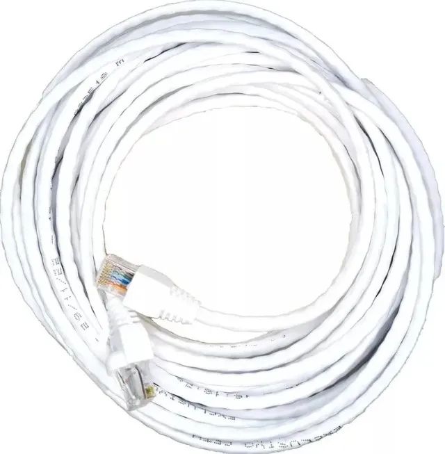 Cabo Rede Rj45 50m Ethernet Patch Cord Cat5e Azul 50 Metros - Foto 3