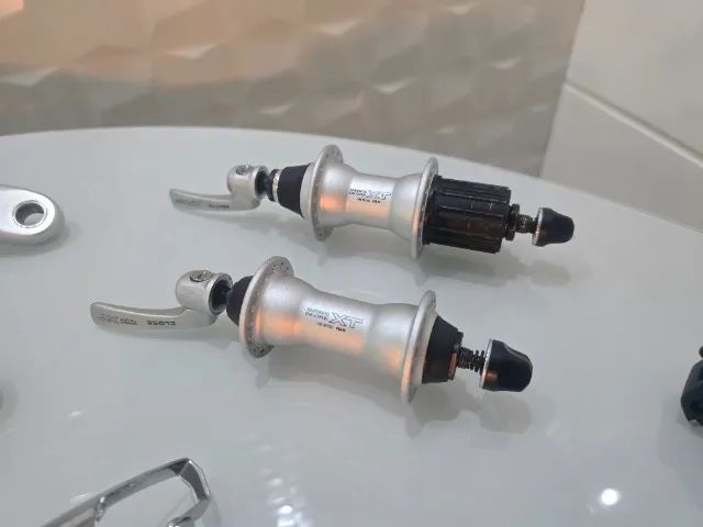 Kit Shimano Deore XT 3x9, linha: M750 (RARO) Completo - década 90