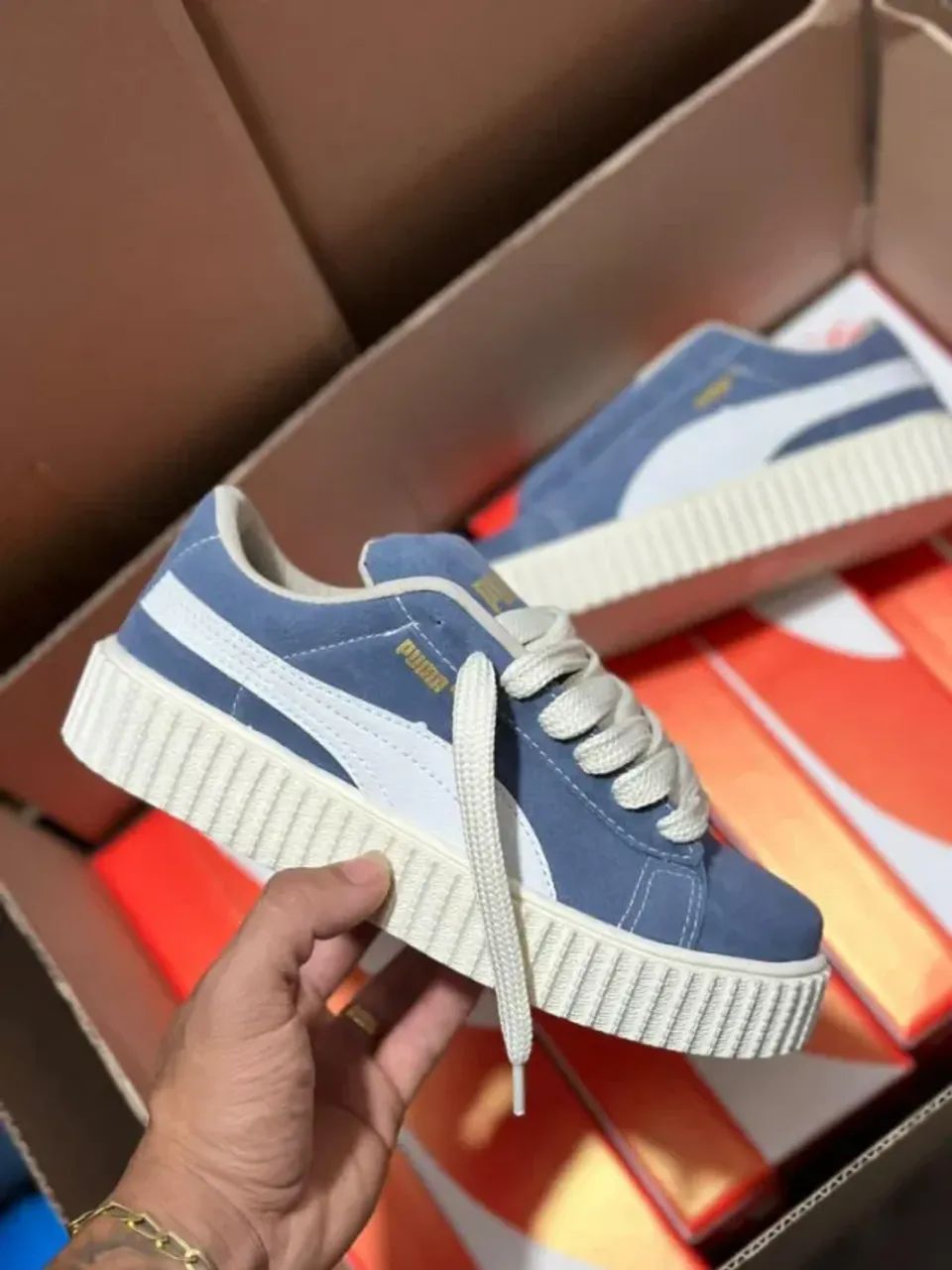 Puma Future Puma Creeper Puma By Rihanna Uomo Porpora PUMA FENTY