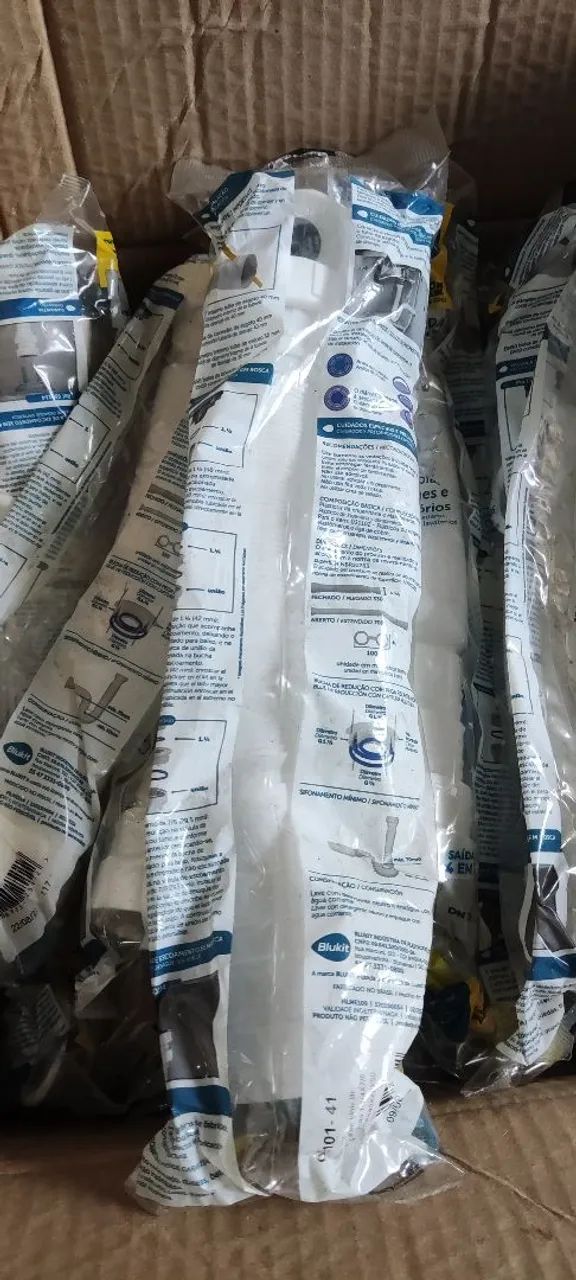 Sifão tubo extensivo universal Blukit (Unidade) - Foto 3