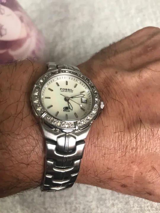 Relógio Fossil Feminino com Cristais - Foto 4