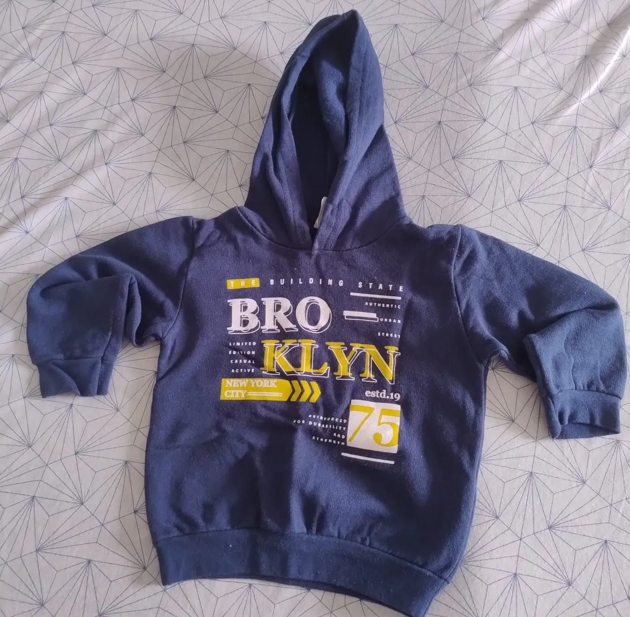 Moletom Infantil Brooklyn - Azul