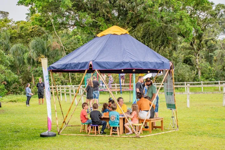 Tenda Geodésica Bamboo 3x3m