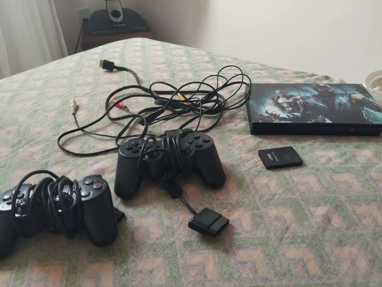 Kit PS2 Completo - Controle, Memory Card e Jogo