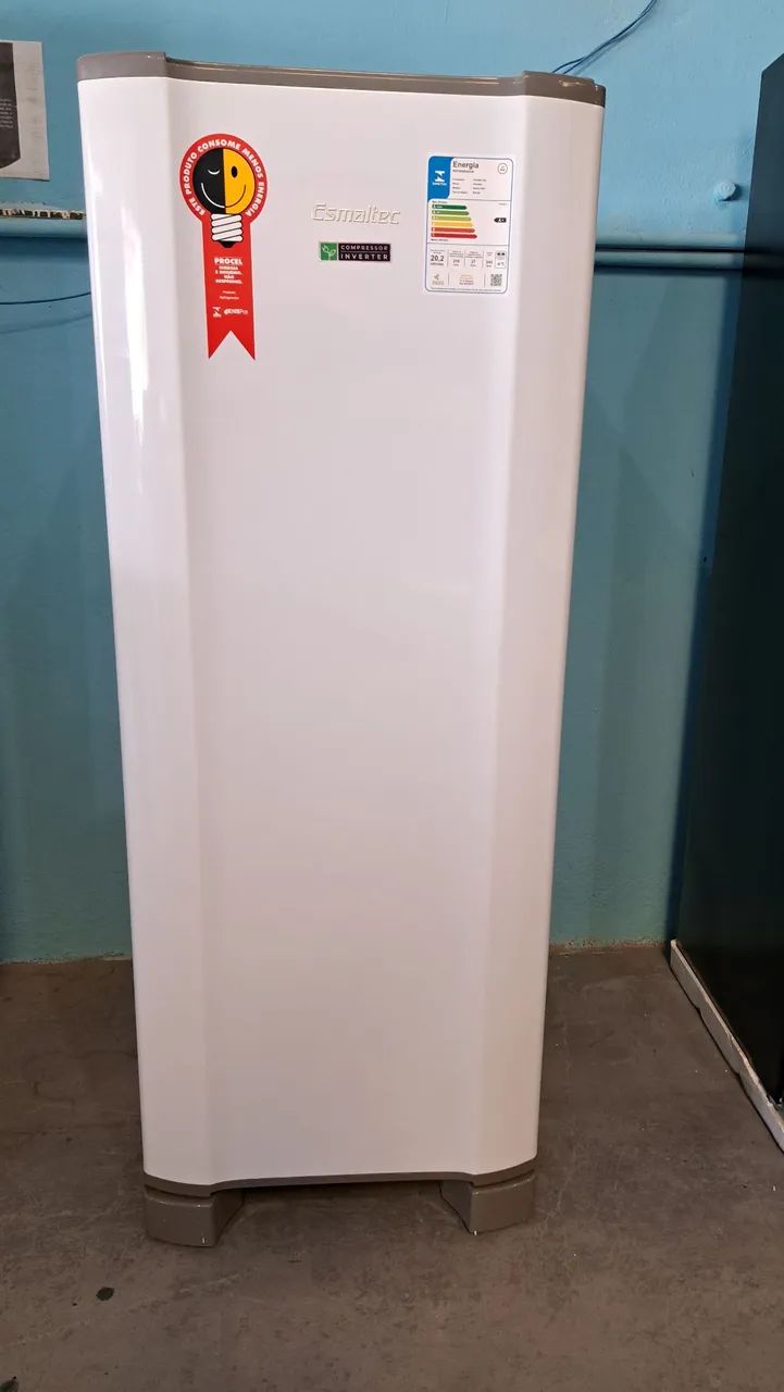 Geladeira Esmaltec 245L Compressor Inverter 
