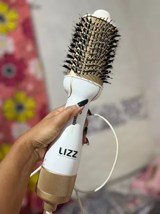 Escova secadora da lizz mais cacheador e modelador de cabelo  - Foto 2