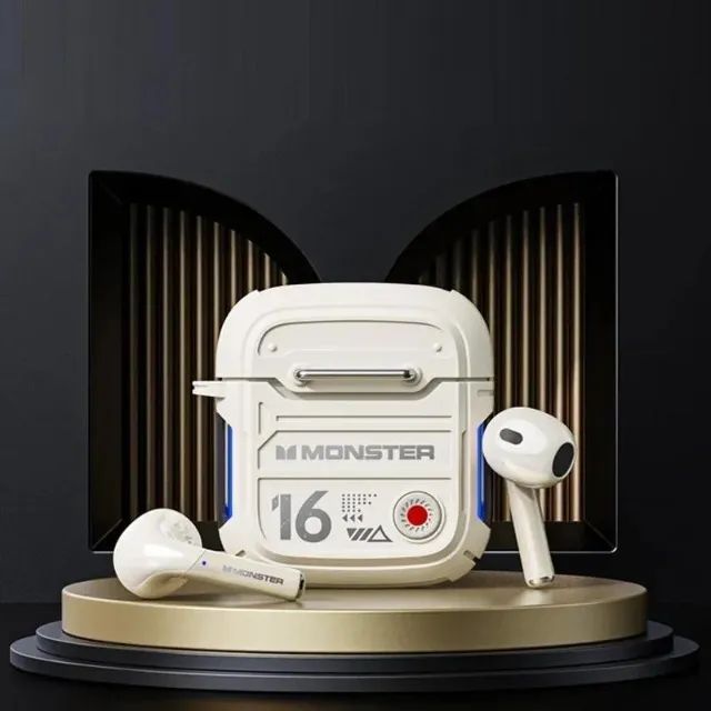 Fones De Ouvido Monster XKT16 Sem Fio Bluetooth 5.3 Gaming