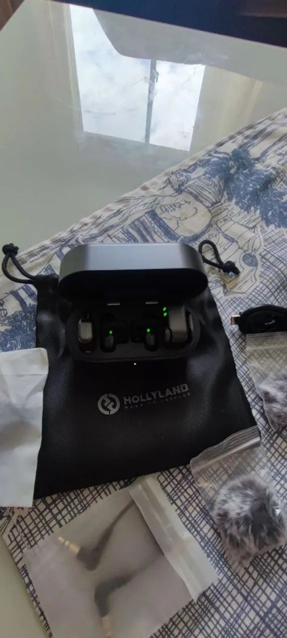 Microfone de lapela sem fio Hollyland Lark M2S - Foto 3