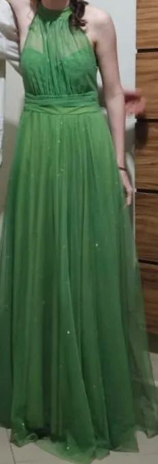 Vestido de festa com brilho e tule - Foto 2