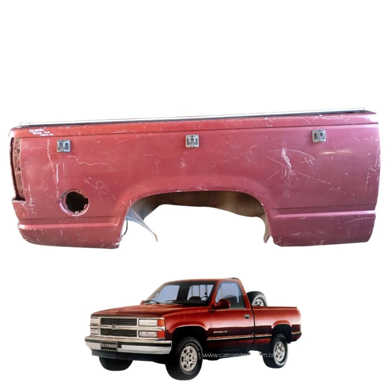 Lateral Retalho Lado Direito Silverado 1997 1998 1999 A 2001
