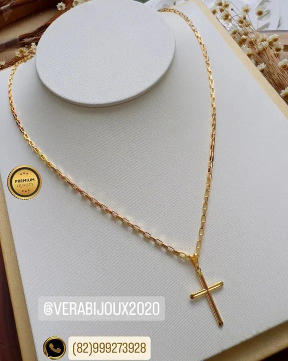CORRENTES MASCULINAS BANHADAS A OURO 18K  - Foto 4