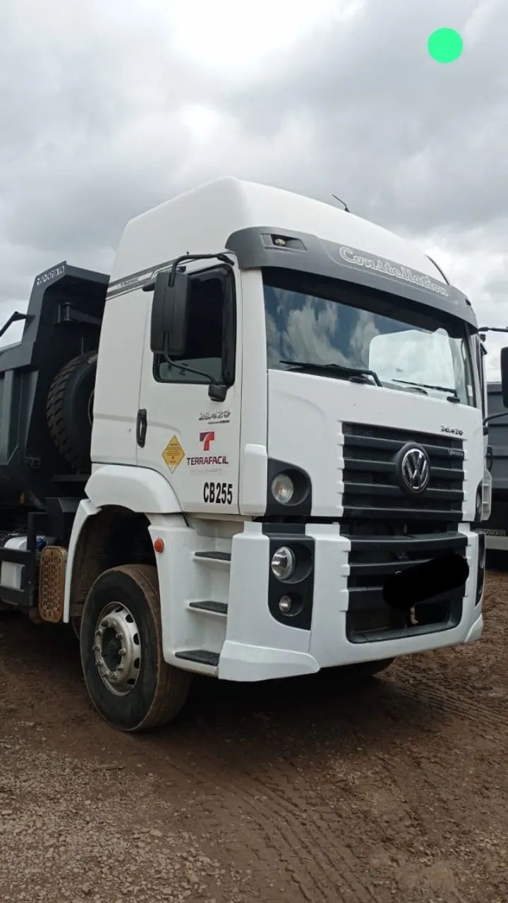 CAMINHÃO CAÇAMBA VW26.420 6x4  ANO 2015 - Foto 4