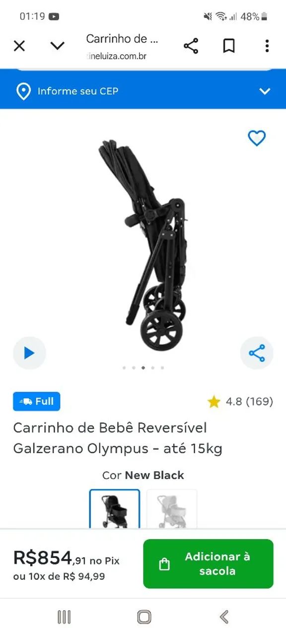 Carrinho de Bebê  - Foto 6