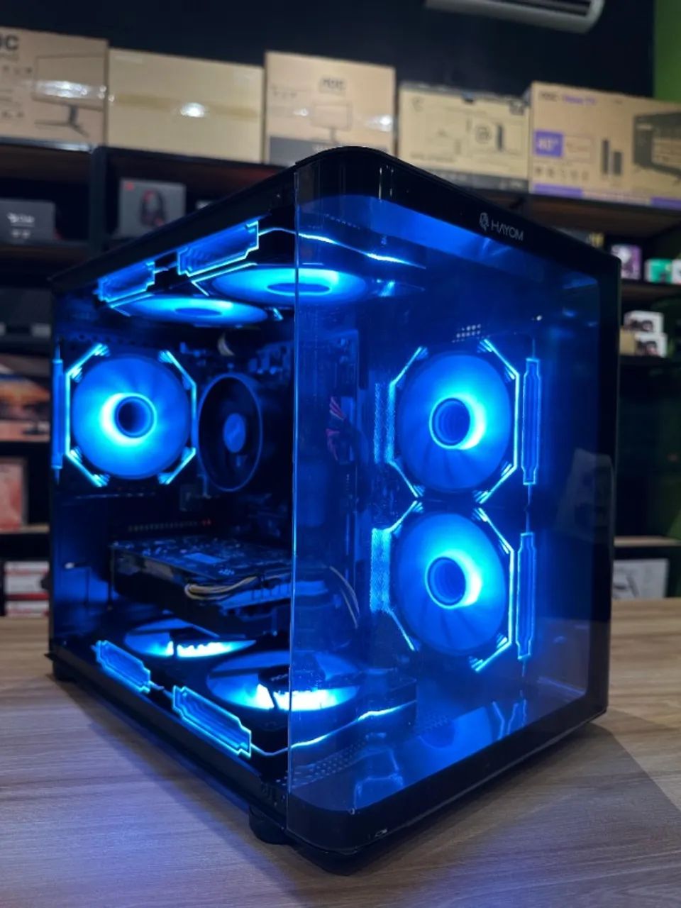 Pc Gamer ryzen 5 5500 + RX580 8gb / 16GB 3200mhz - Pronta entrega (Loja Física) - Foto 3