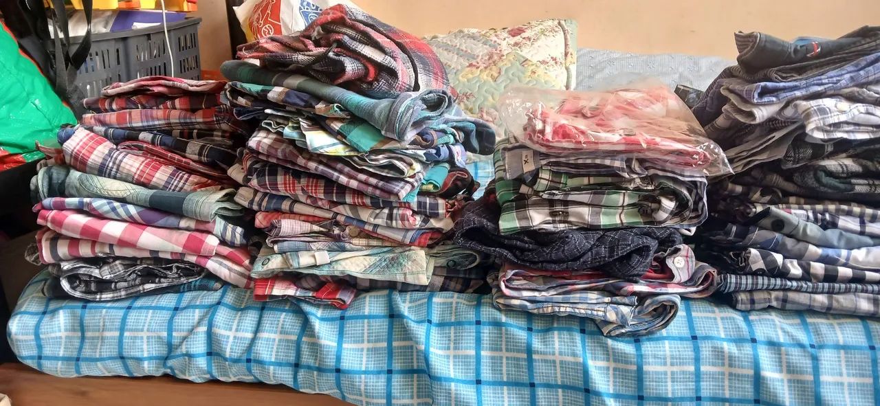 Camisas xadrez - Diversas cores e tamanhos - Foto 2