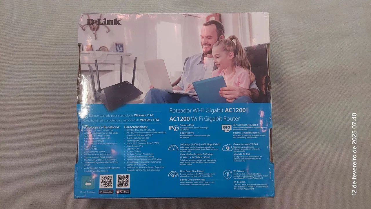 Roteador Wireless Gigabit Dual Band D-Link DIR-842 AC1200 - Foto 2