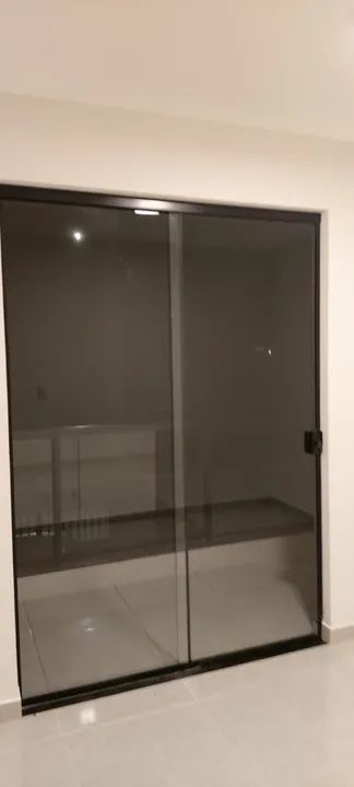 Porta de vidro temperado