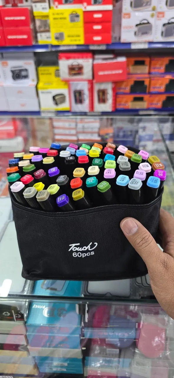 Canetas Marcadoras Touch 60 Cores