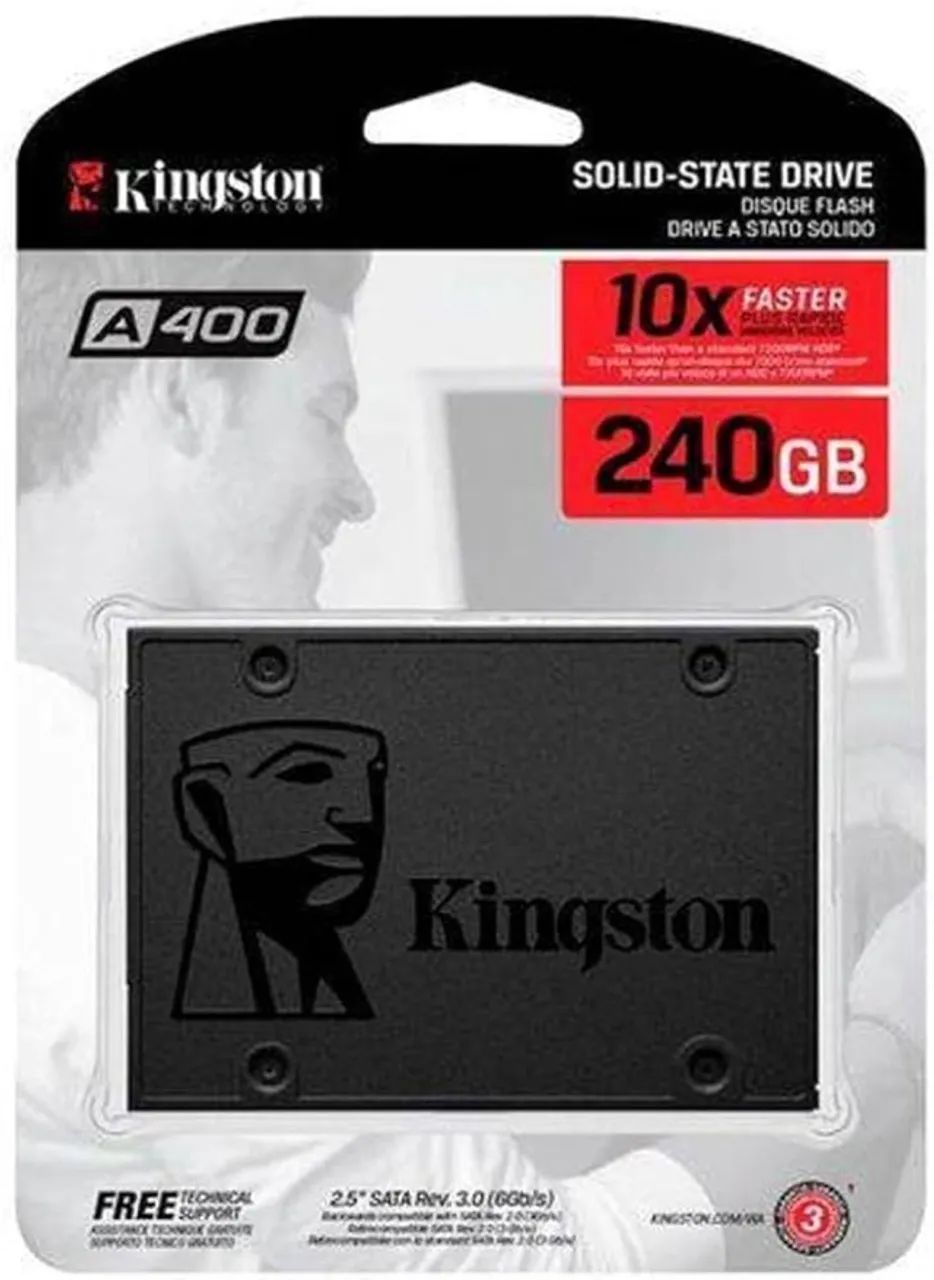 SSD Kingston 240gb semi novo