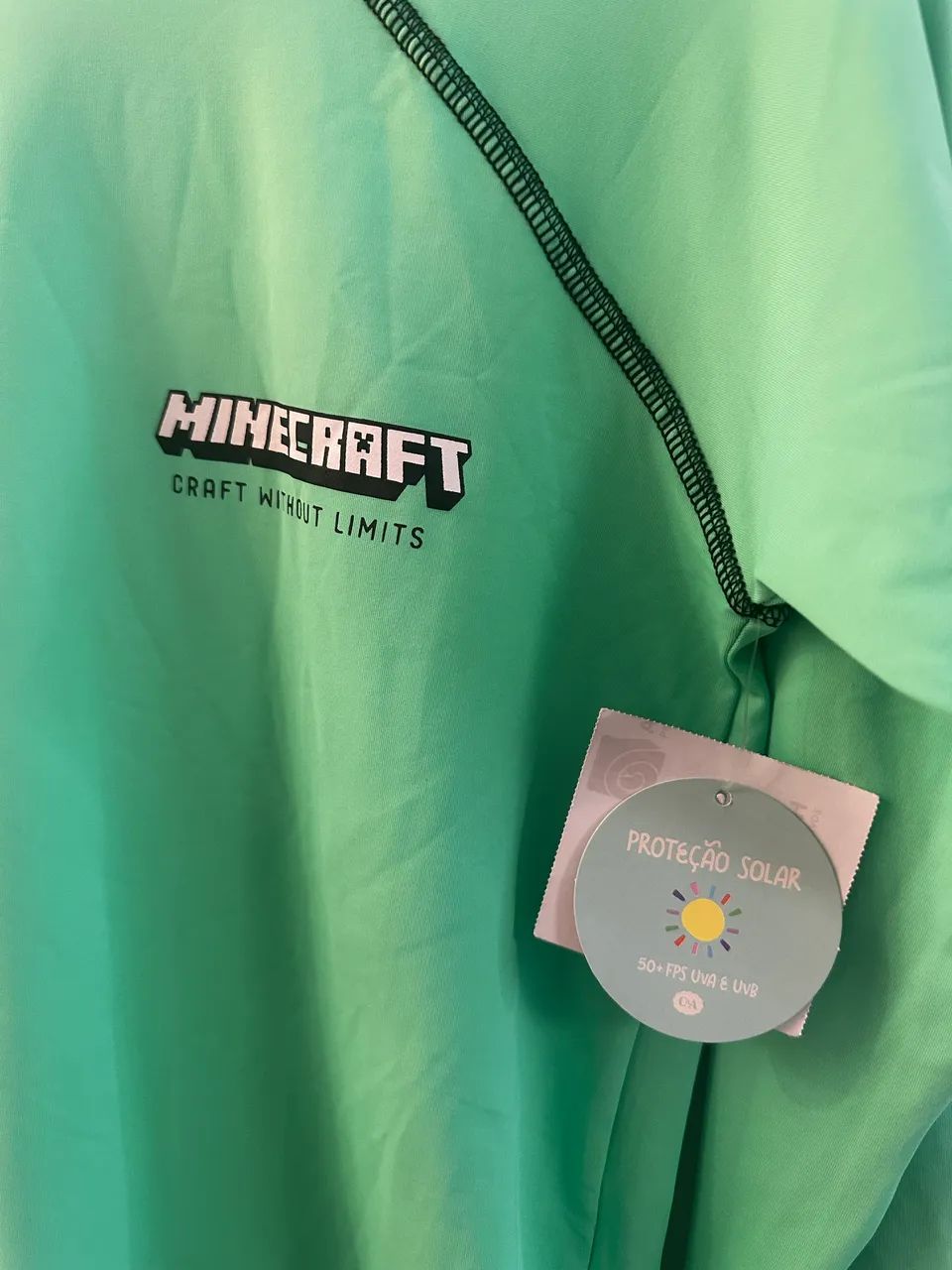 Blusa infantil NOVA Minecraft  - Foto 2