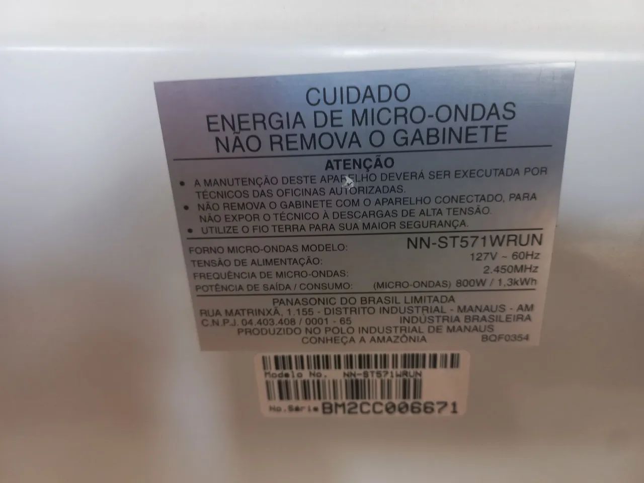 Micro-ondas Panasonic Perfect - 20 Litros - Foto 5