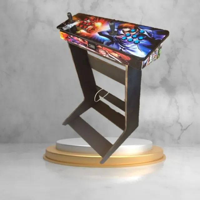 CONTROLE ARCADE COM BASE - CONECTE DIRETO NA TV E JOGUE COM ESTILO!