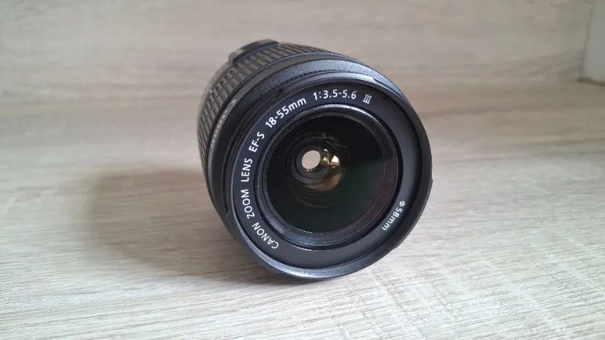 Câmera Canon Rebel T6 + lente 18-55mm + Flash - Foto 3