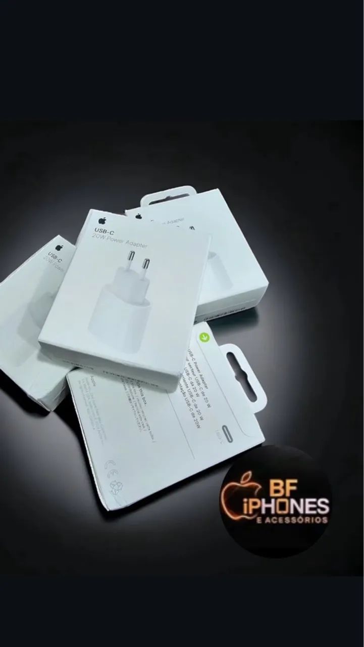 Carregador Fonte Apple 20W USB-C Original - Foto 2