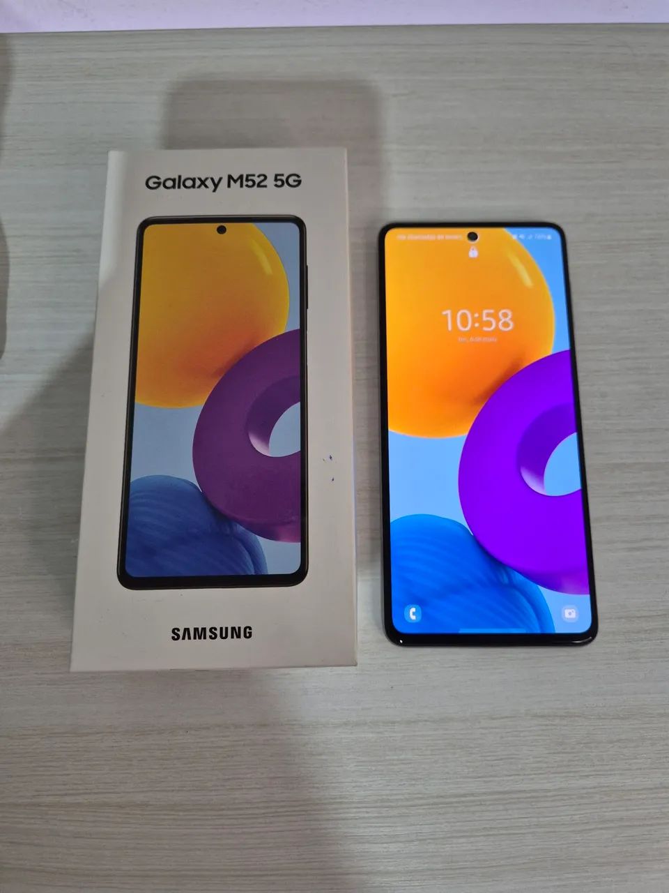 Celular samsung Galaxy M52 - 5g, 128 gb | 6gb ram | tela 6.7"