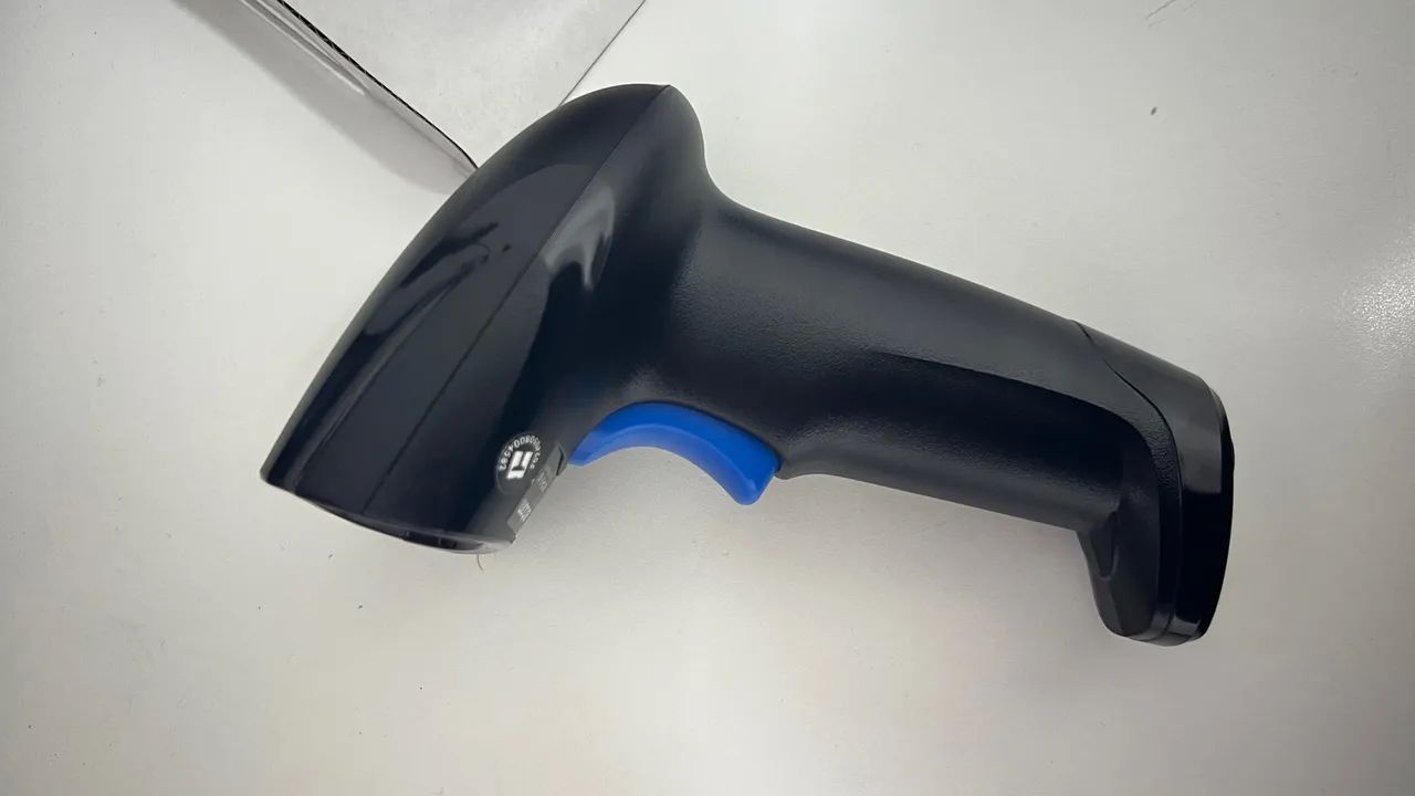 Leitor de Código de Barras sem fio PDV produtos USB Preto 