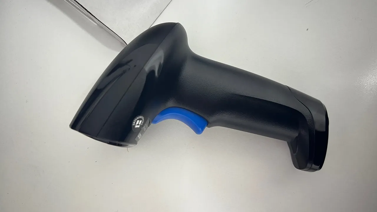 Leitor de Código de Barras sem fio PDV produtos USB Preto 