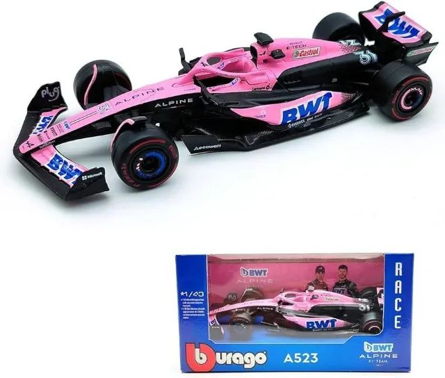 Miniatura F1 1/43 Bburago - Alpine A523 2023 Esteban Ocon - Foto 2