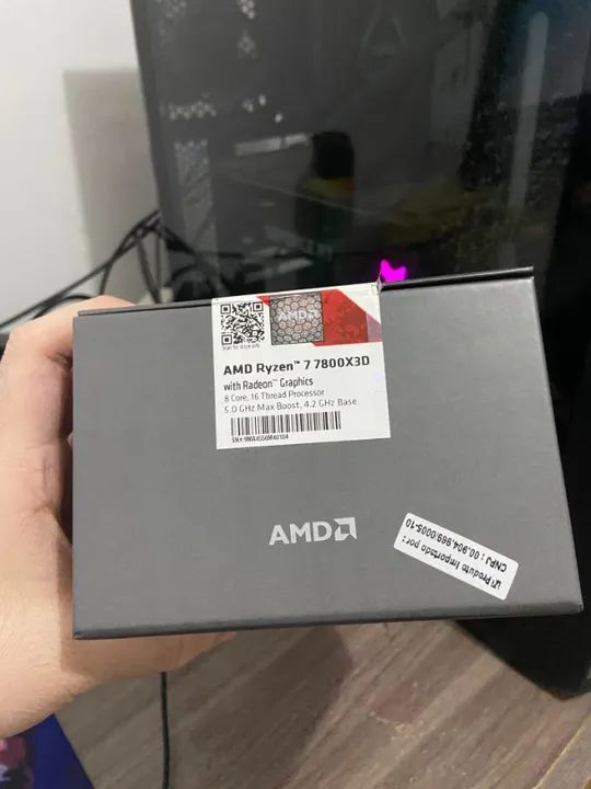 Processador AMD Ryzen 7 7800X3D - LACRADO - Foto 2