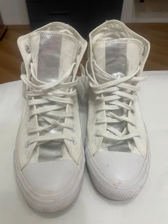 Converse All Star branco - Foto 2