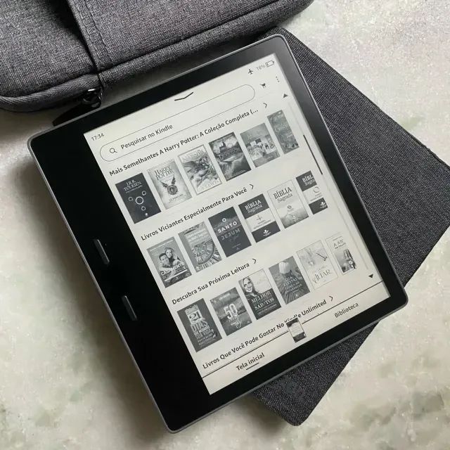 Kindle Oasis 9ª Geração - 8GB | Semi-novo com Capa Original - Foto 3