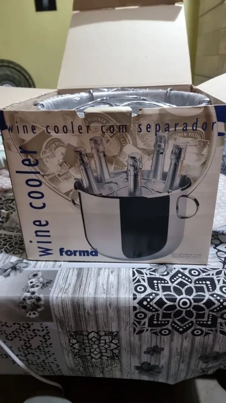 O balde champanheira em inox da marca Forma - Foto 5