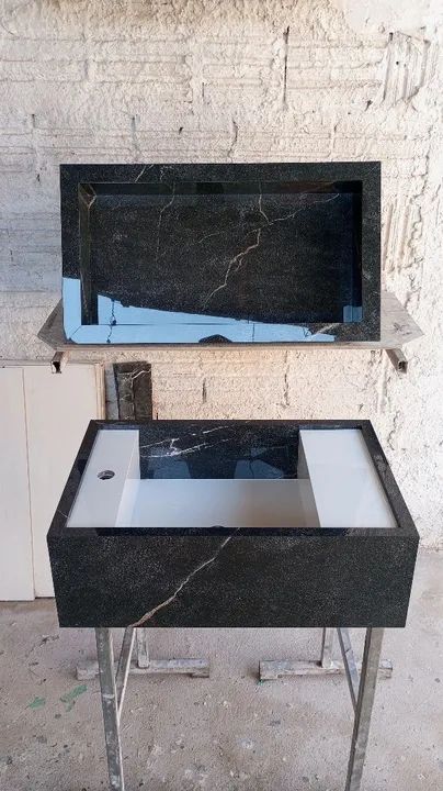 Kit Lavatório e Nicho para Banheiro