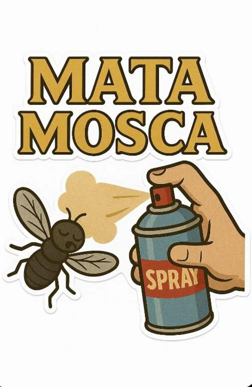 Mata Moscas Spray - Elimina Mosquitos e Insetos - Foto 3