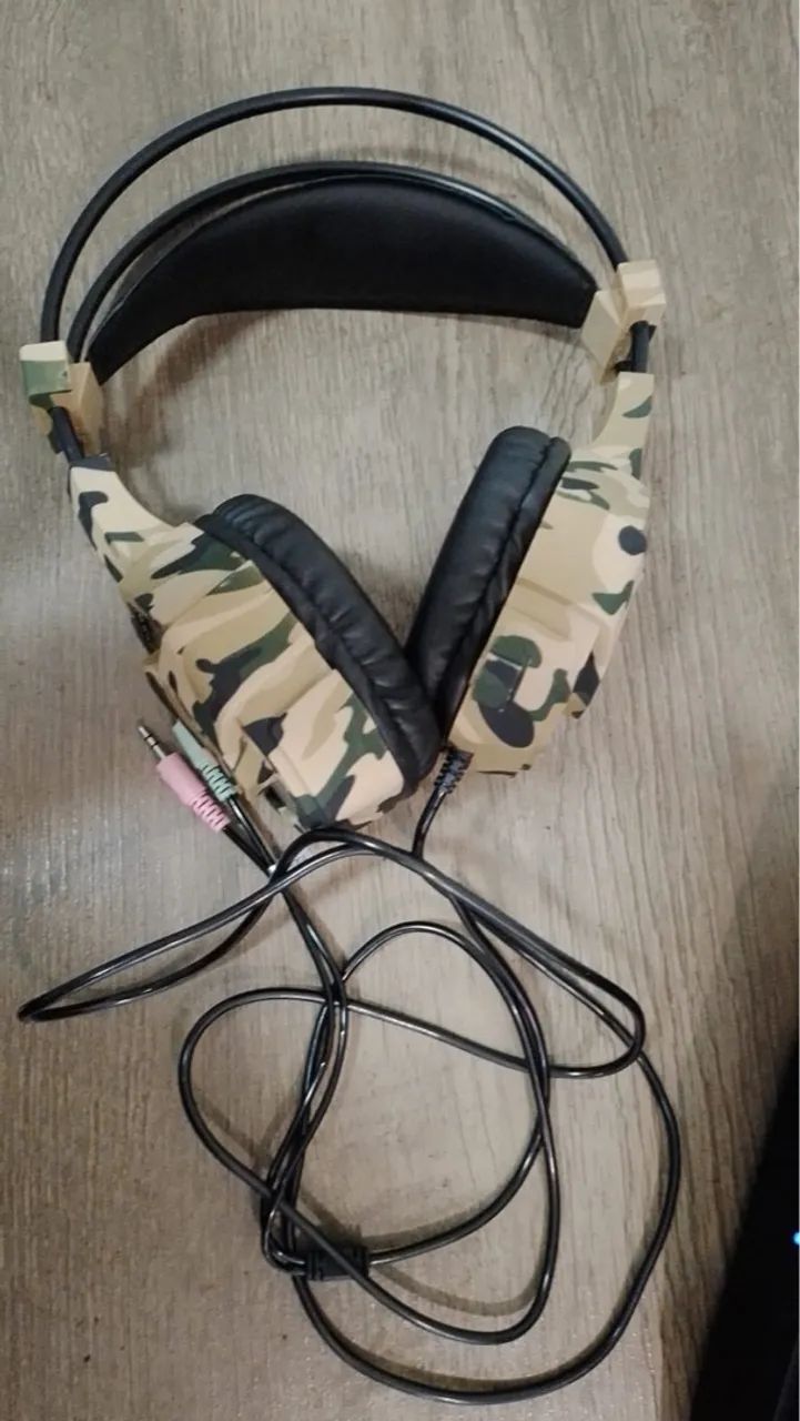 Camouflaged Wired Gaming Headset64297908774659120