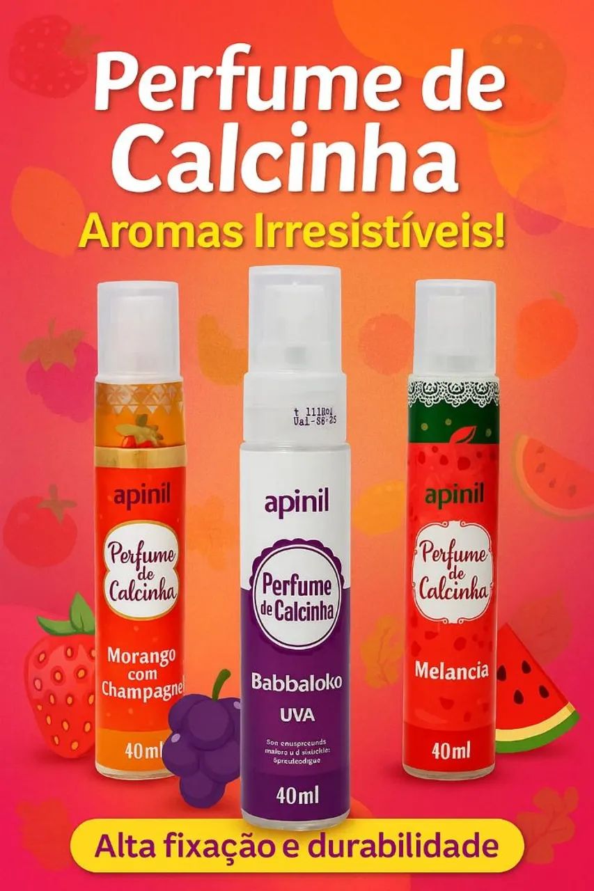 Perfumes de Calcinha 1 Kit com 3 unidades  - Foto 2